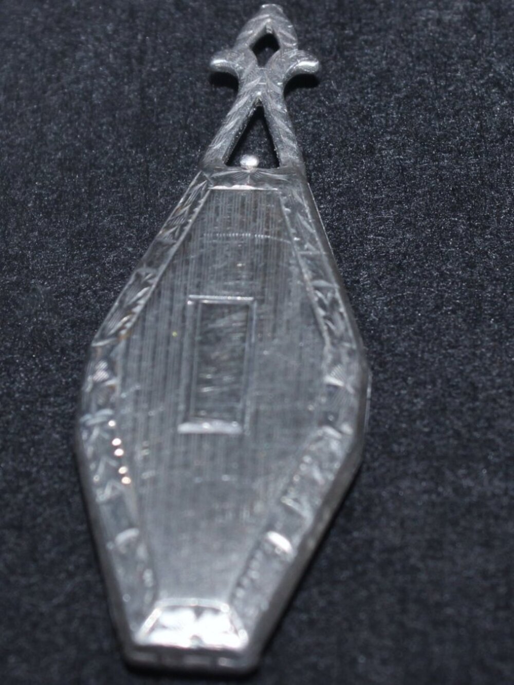 Vintage Antique 925 Sterling Silver Mid Century Victorian Locket Pendant